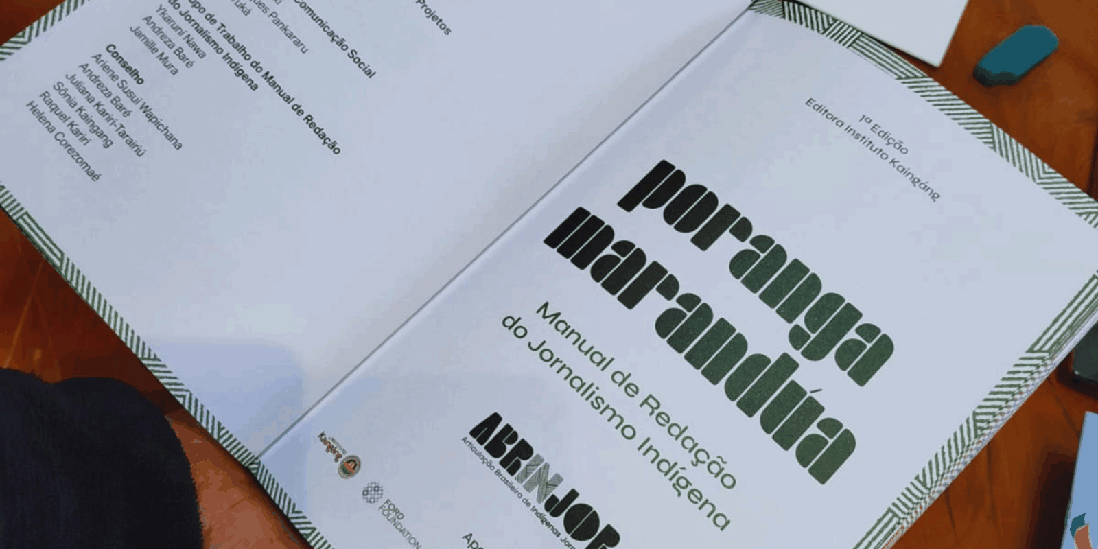 Jornalistas indígenas lançam manual inédito de comunicação na Câmara dos Deputados