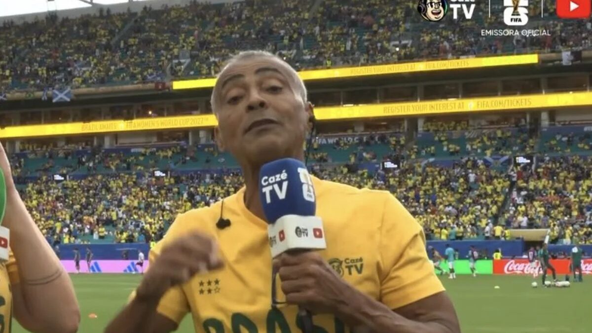 Justiça do DF nega recurso de Romário e penhora de valores da CazéTV permanece