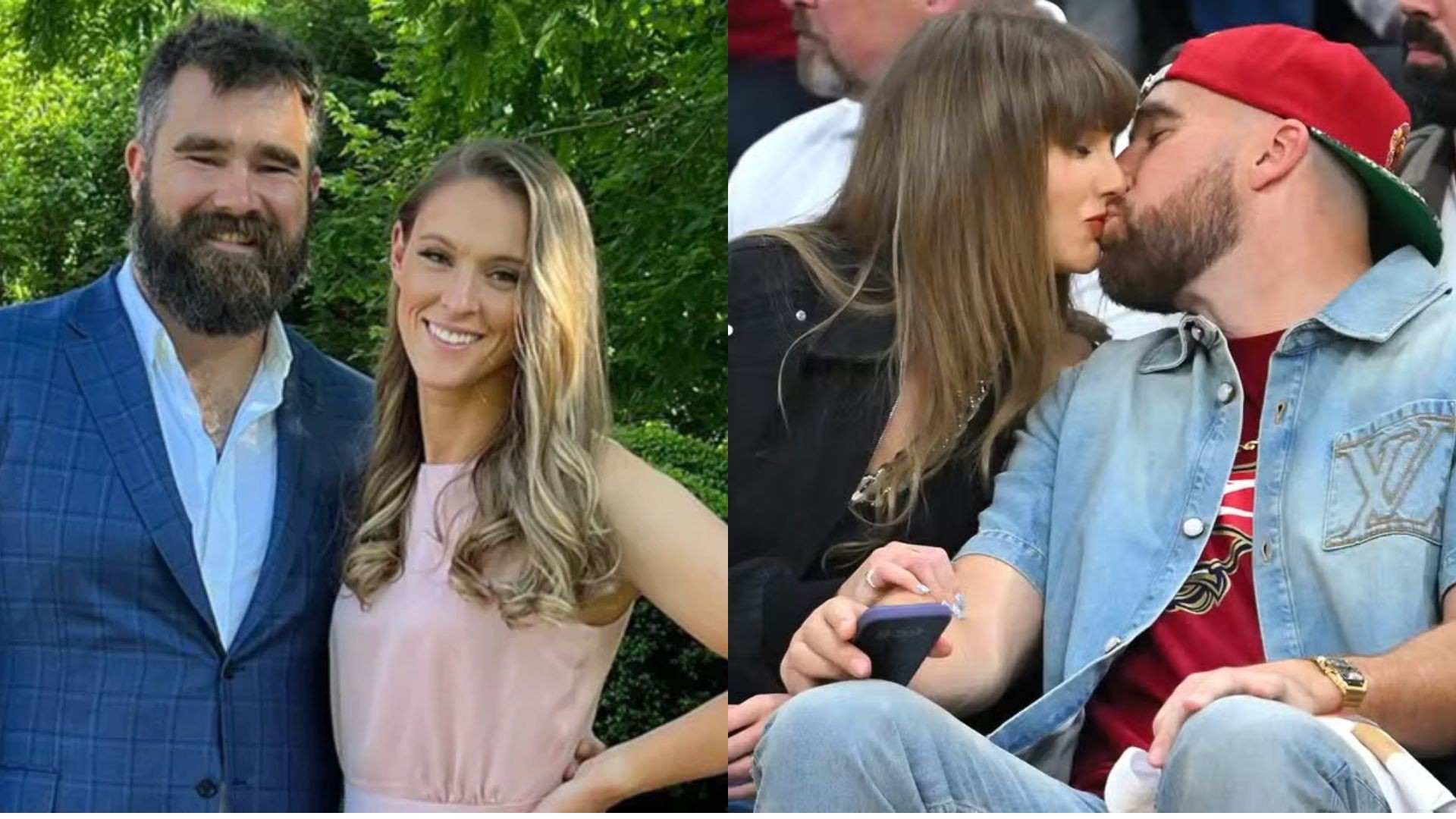 Kylie Kelce esclarece choro de Jason em casamento de Travis e Taylor Swift
