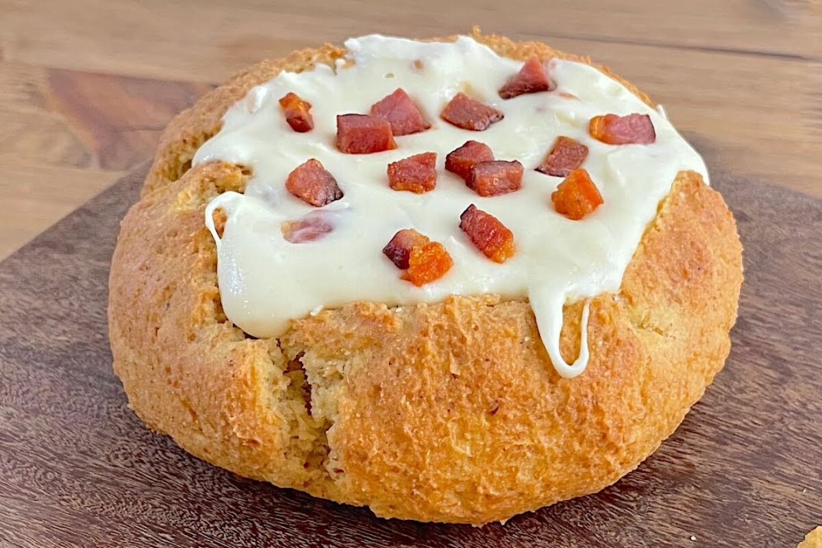 Lanche saudável sem carboidrato e farinha de trigo para saborear na dieta