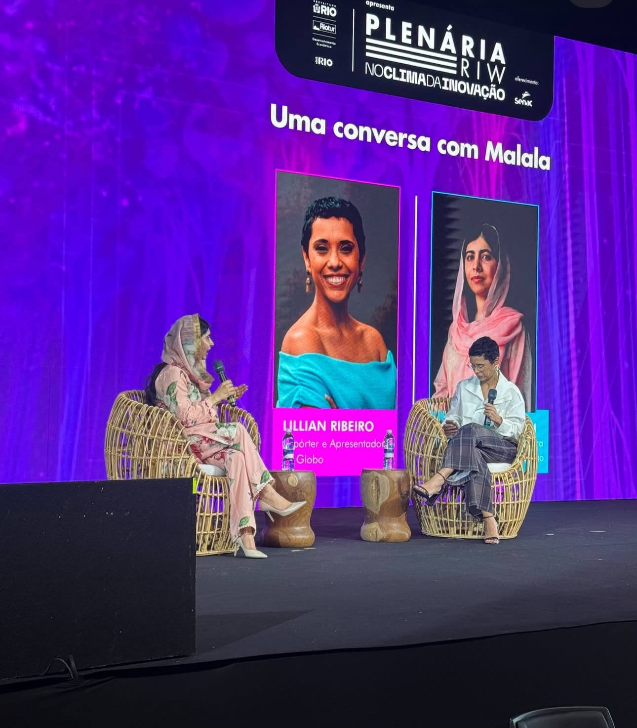 Malala Yousafzai destaca educação e esporte em palestra no Rio Innovation Week 2026