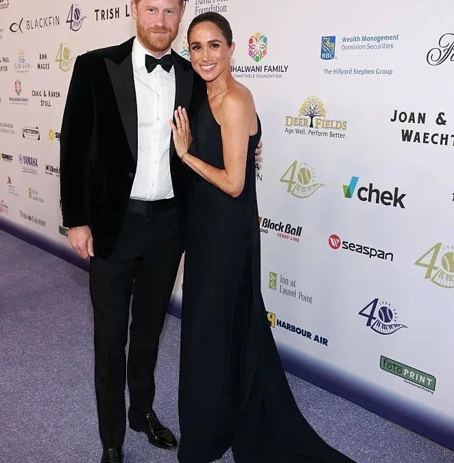 Meghan Markle usa joias de Diana em evento especial com príncipe Harry no Canadá