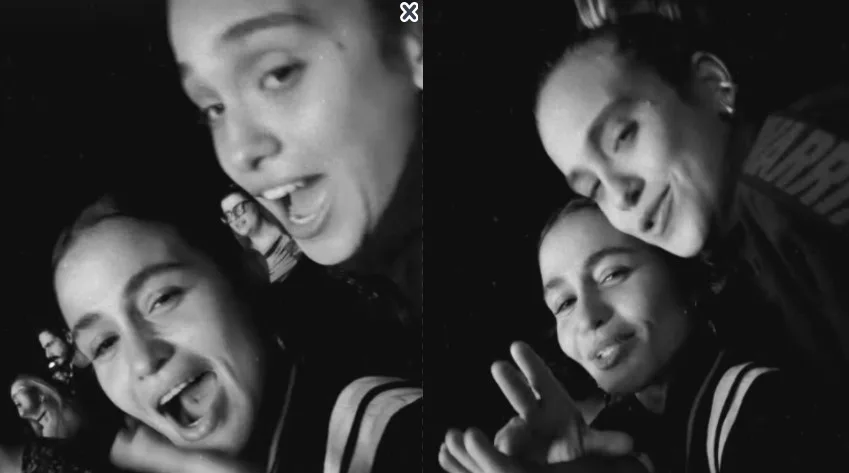 Nanda Costa se diverte com Emilie Rey em show no Festival de Inverno Rio