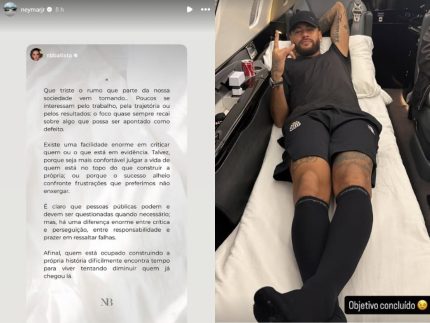 Neymar reflete sobre críticas após confusão em jogo do Santos contra o Remo
