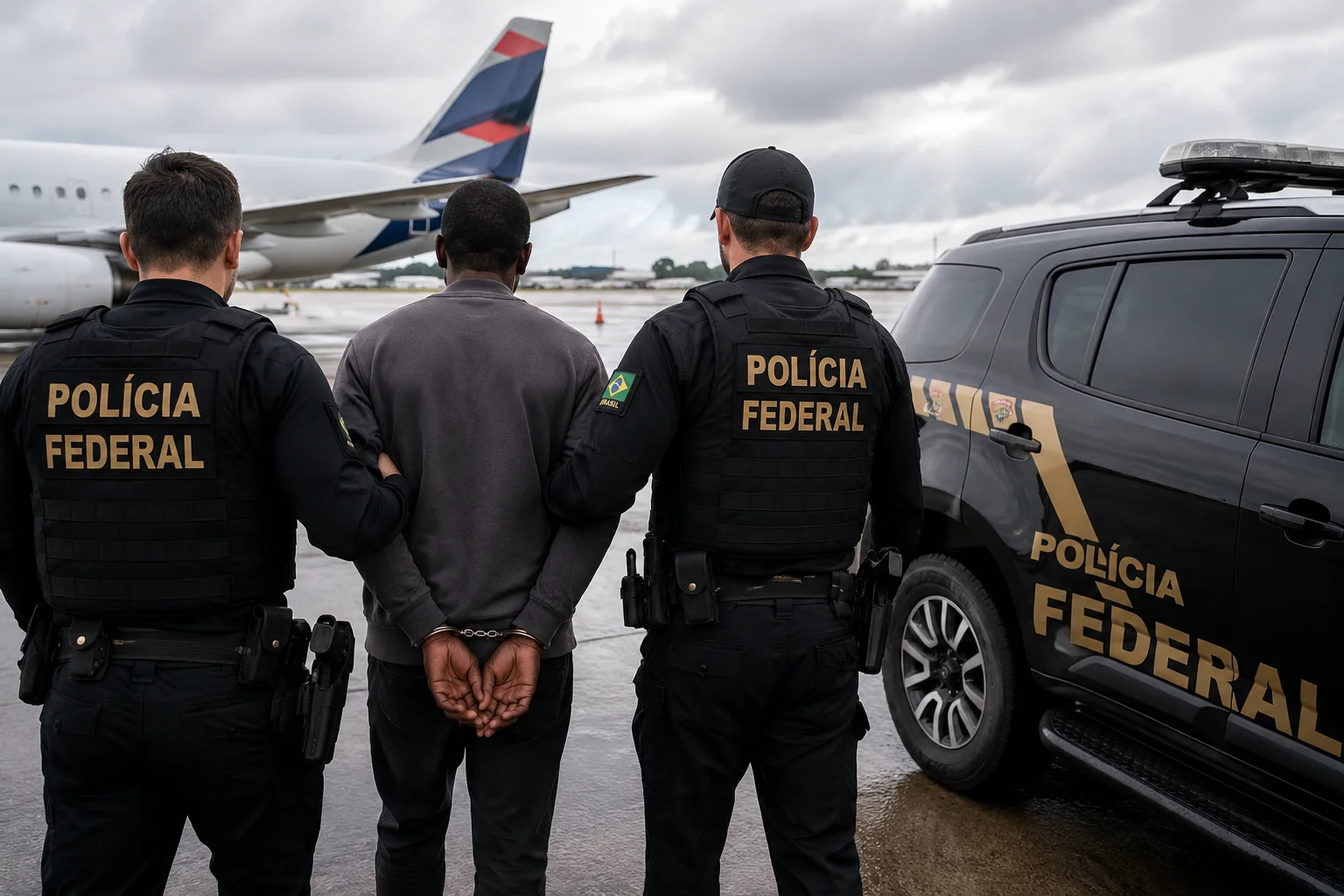 PF prende nigeriano extraditado da Costa Rica por tráfico de drogas em SP