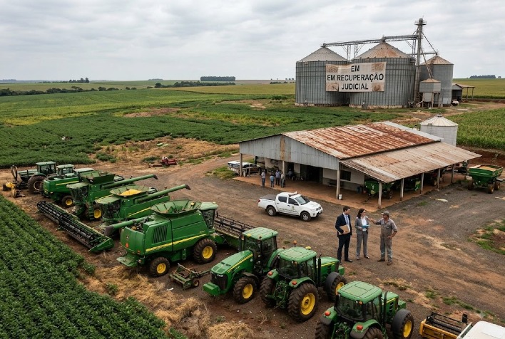 Recuperação judicial no agronegócio cresce 517% em 2026 e revela crise financeira