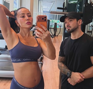 Sabrina Sato celebra sexto mês de gestação com treino e mensagem de força