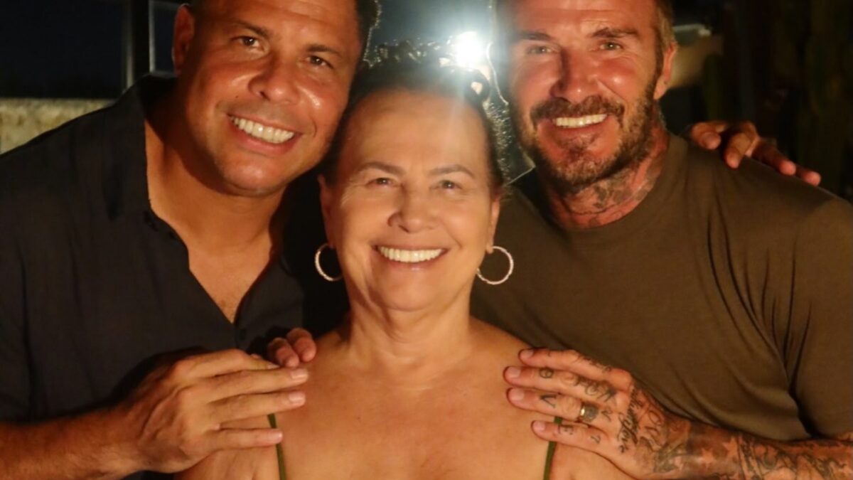 Sônia Nazário compartilha momento especial com Ronaldo e David Beckham em Ibiza