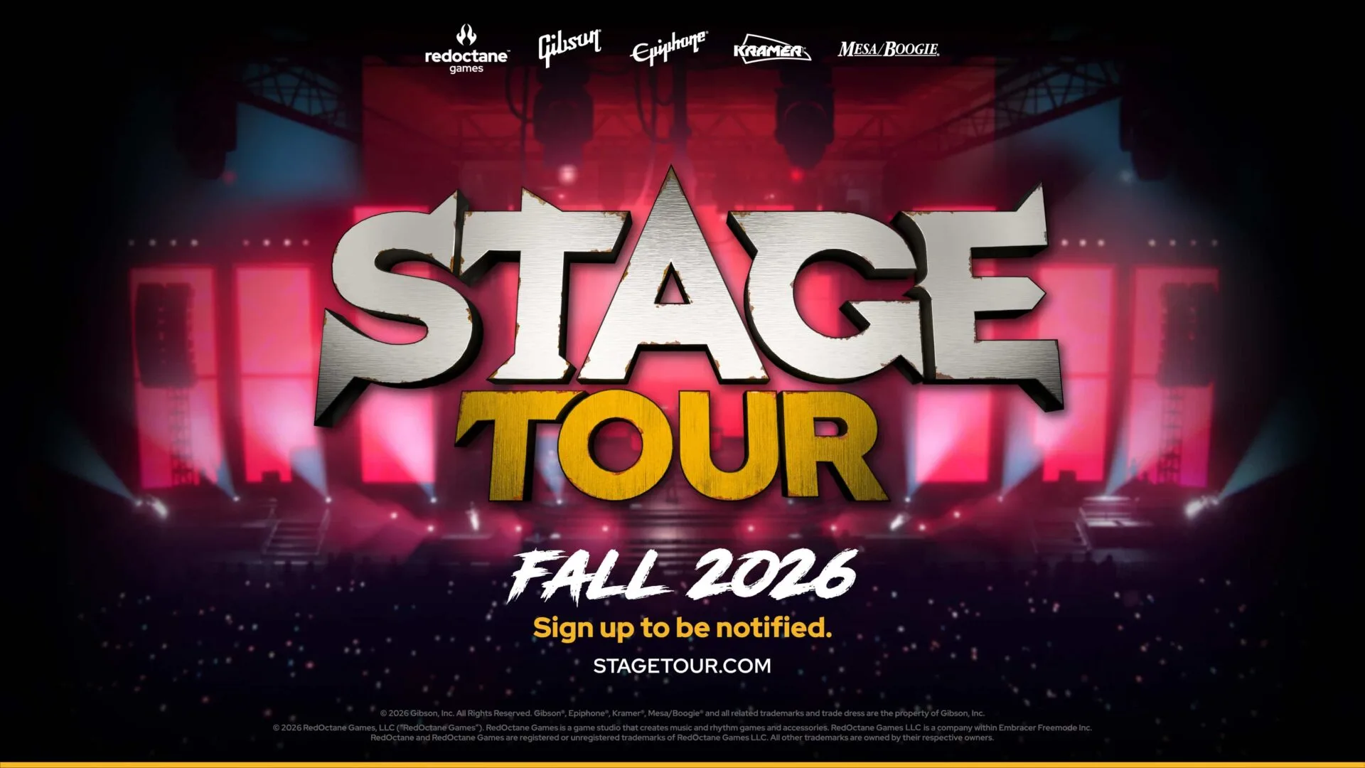 Stage Tour, sucessor espiritual de Guitar Hero, revela 25 músicas da playlist