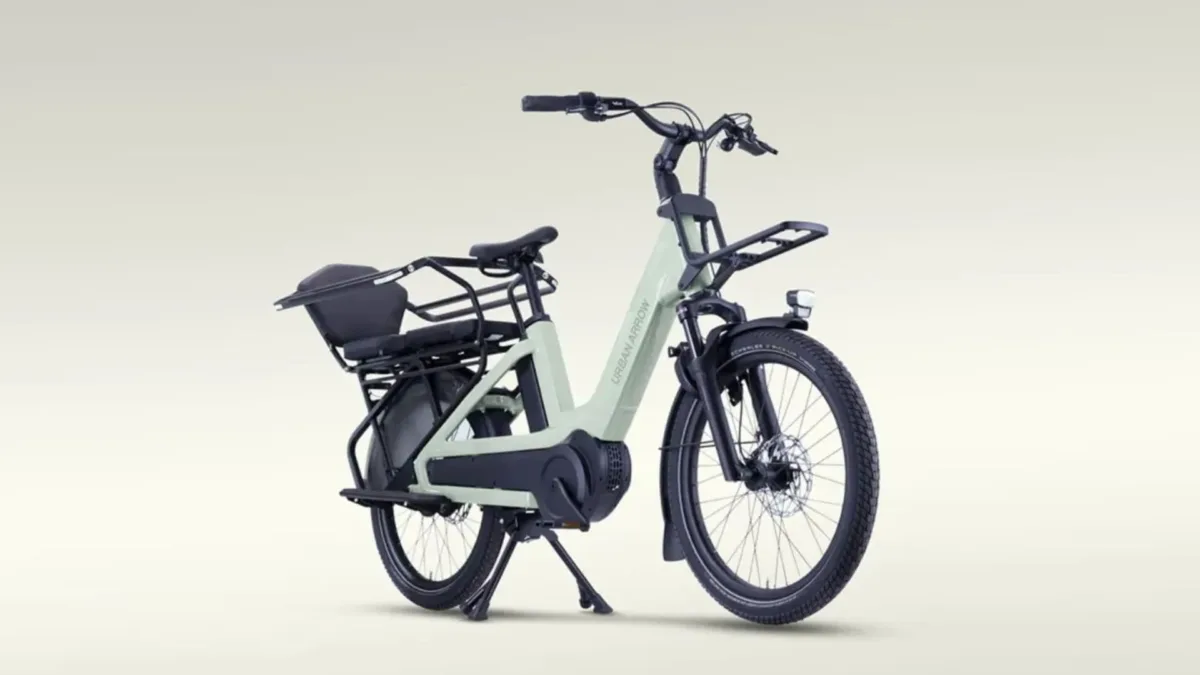 Urban Arrow lança Breeze, bicicleta elétrica de carga para famílias nos EUA
