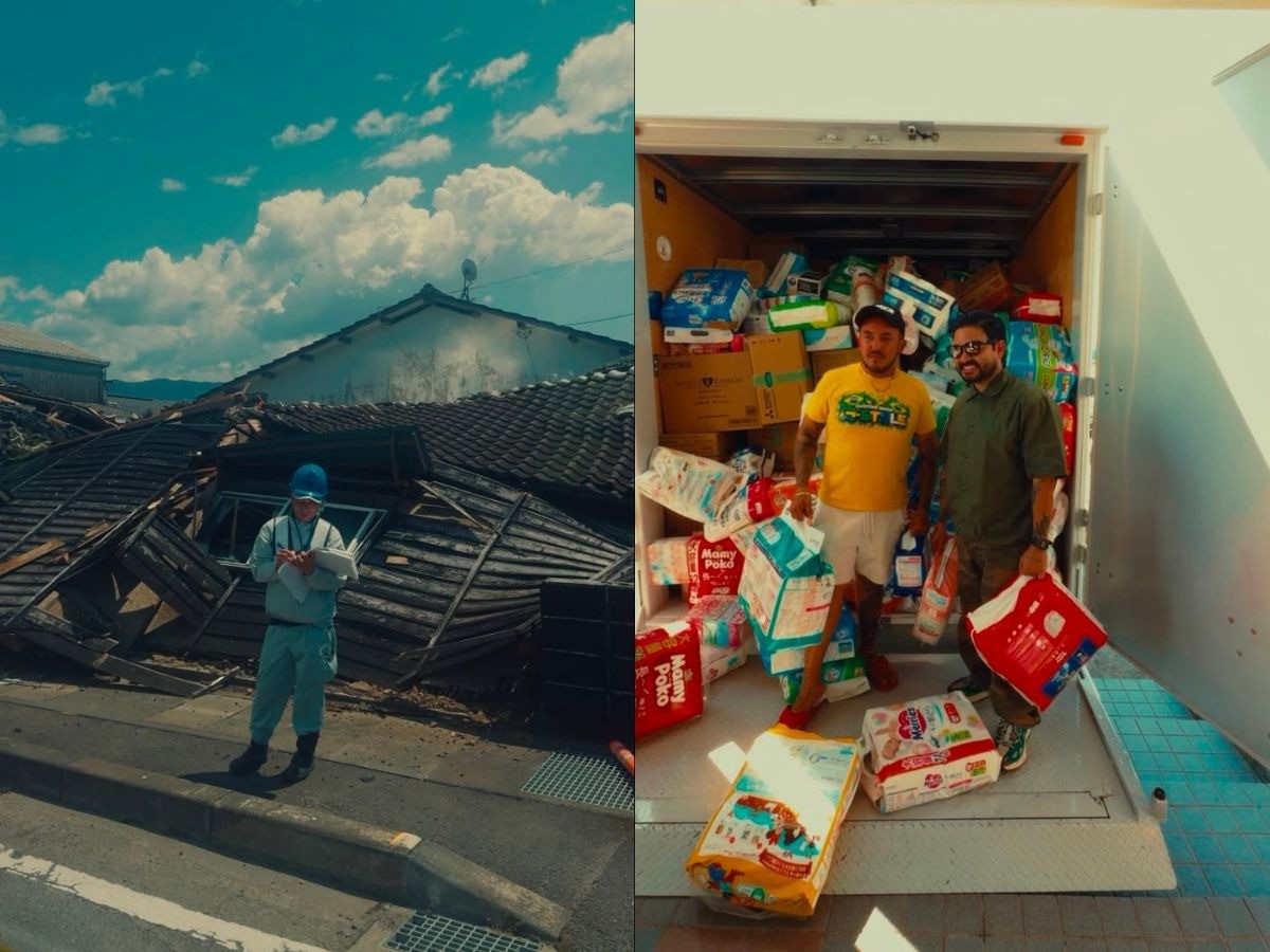 Yudi Tamashiro celebra aniversário ajudando vítimas de terremoto no Japão
