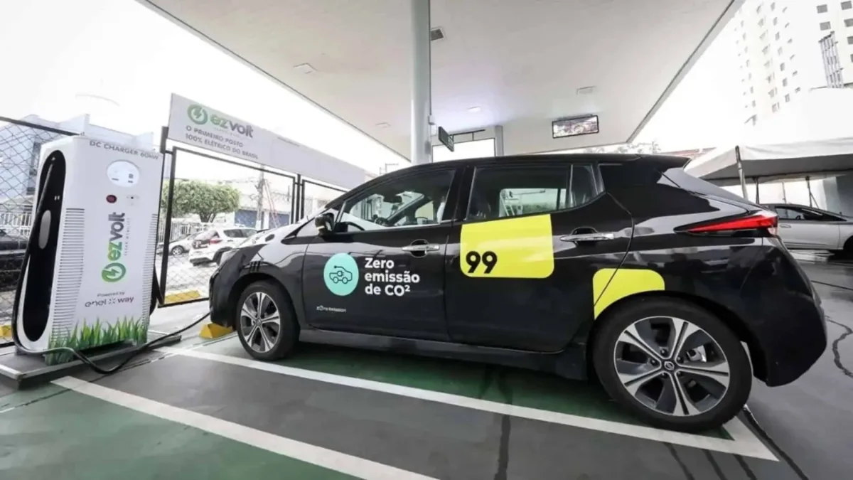 99 lança app de recarga elétrica no RJ com até 20% de desconto em 150 estações