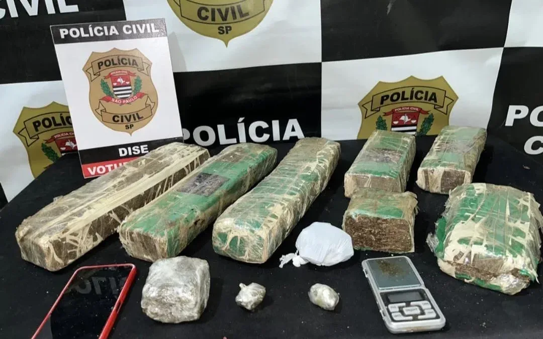 DISE apreende seis quilos de maconha e prende homem em Votuporanga durante operação