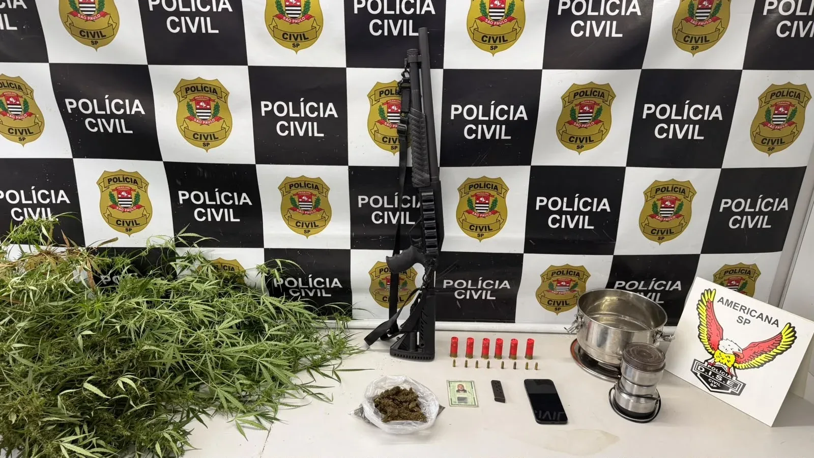 DISE prende empresário por tráfico de drogas em chácara com estufa em Sumaré