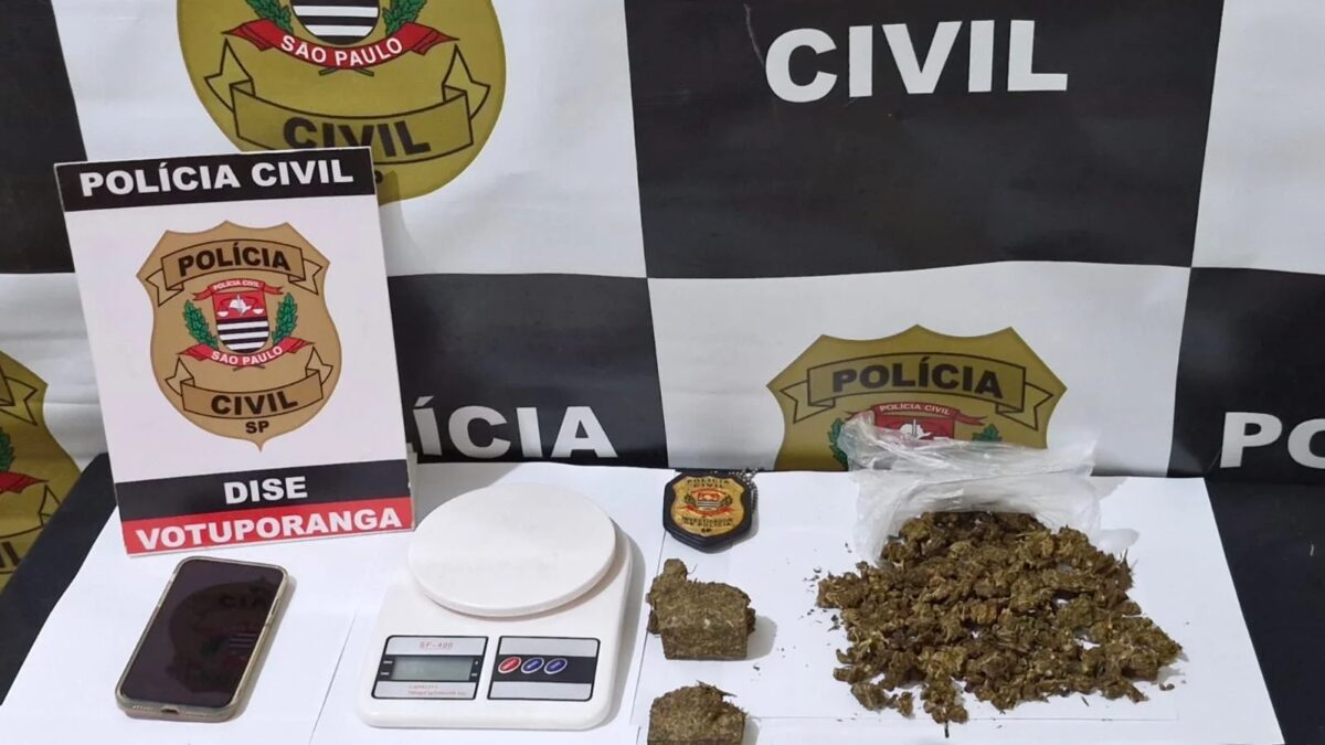 DISE prende homem por tráfico de drogas em Votuporanga e apreende entorpecentes