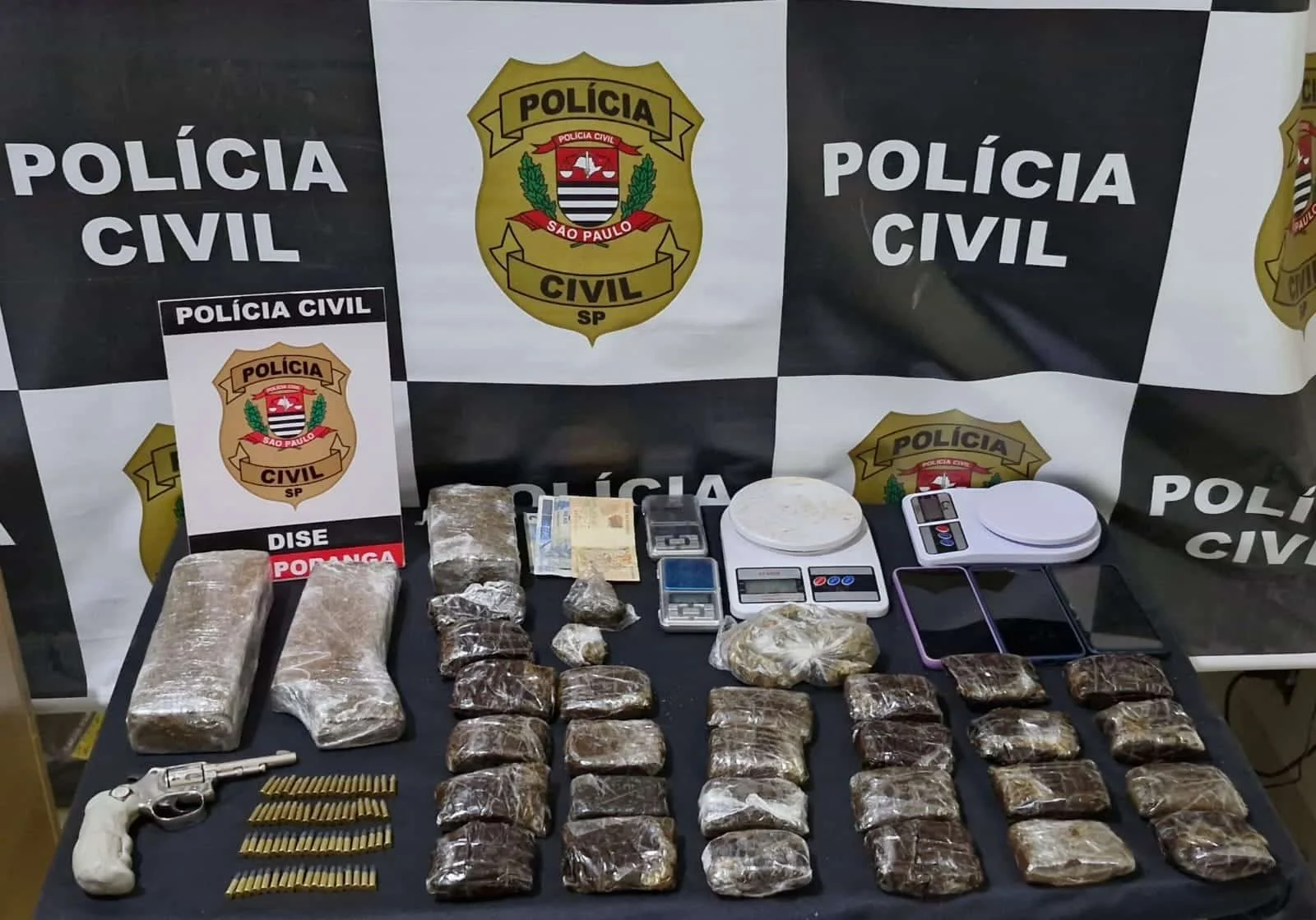 DISE prende traficante em Votuporanga com drogas, arma e 73 munições