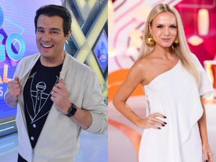 Eliana e Portiolli reeditam disputa histórica entre Faustão e Gugu aos domingos