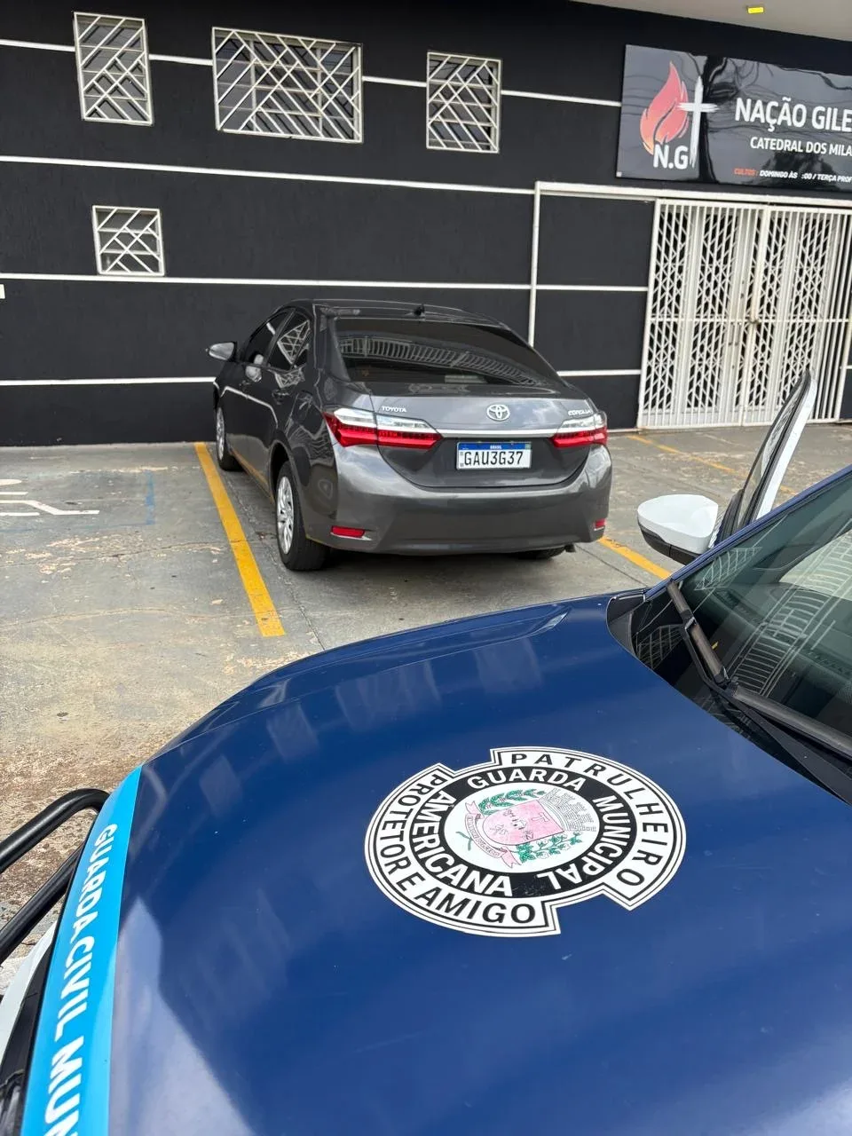 GAMA apreende Corolla com motor furtado e sinais de adulteração em Americana