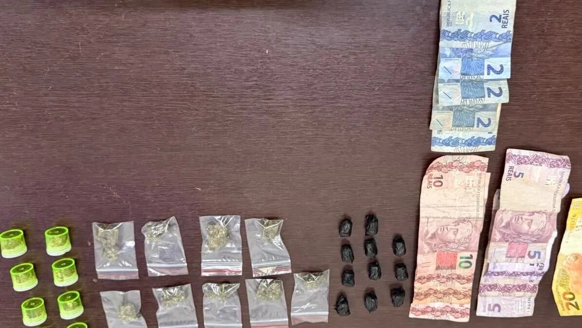 GAMA prende homem por tráfico de drogas e apreende 28 porções em Americana