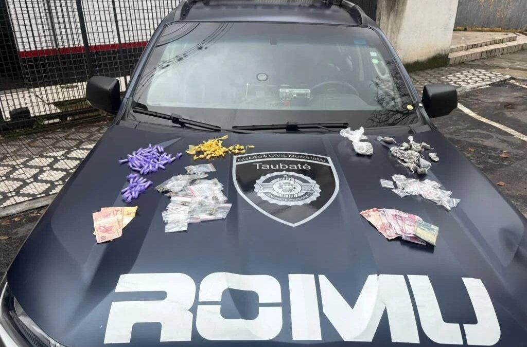 Guarda Civil apreende adolescentes por tráfico de drogas em Taubaté