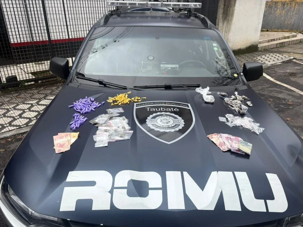 Guarda Civil apreende dois adolescentes por tráfico de drogas em Taubaté