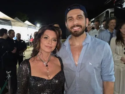 Gustavo Mioto encontra Shania Twain em evento exclusivo no interior de São Paulo