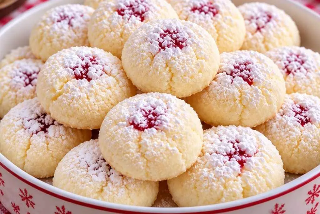 Biscoitinhos de neve com geleia: a receita perfeita para o lanche da tarde