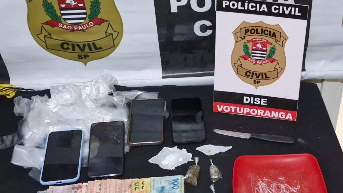 DISE realiza operação Ruptura em Votuporanga e autua três por tráfico e arma