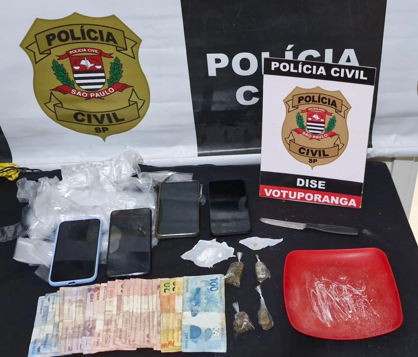 DISE realiza operação Ruptura em Votuporanga e autua três por tráfico e arma