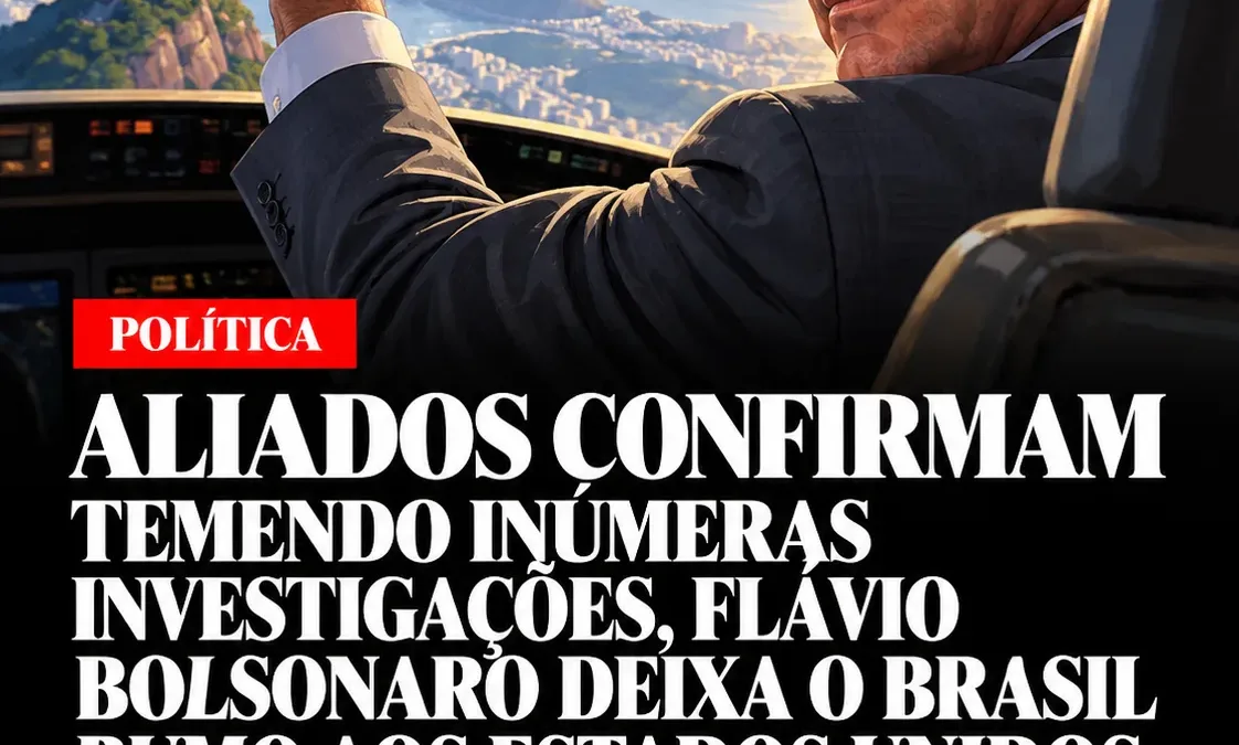 Terremoto no Bolsonarismo: A Suposta Fuga de Flávio Bolsonaro para os EUA e o Fim de uma Cartada Kamikaze