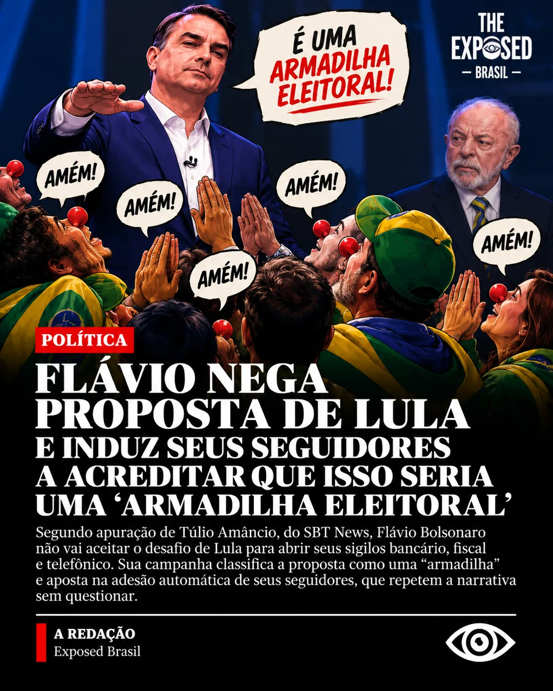 Flávio Bolsonaro nega quebra de sigilo e lança a estratégia: "É uma marmadilha"