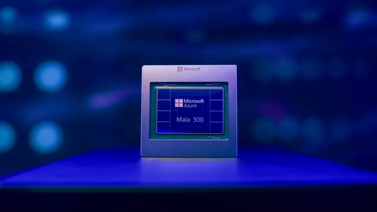 Microsoft apresenta Maia 300, novo acelerador de IA com até sete vezes mais processamento a partir de 2027