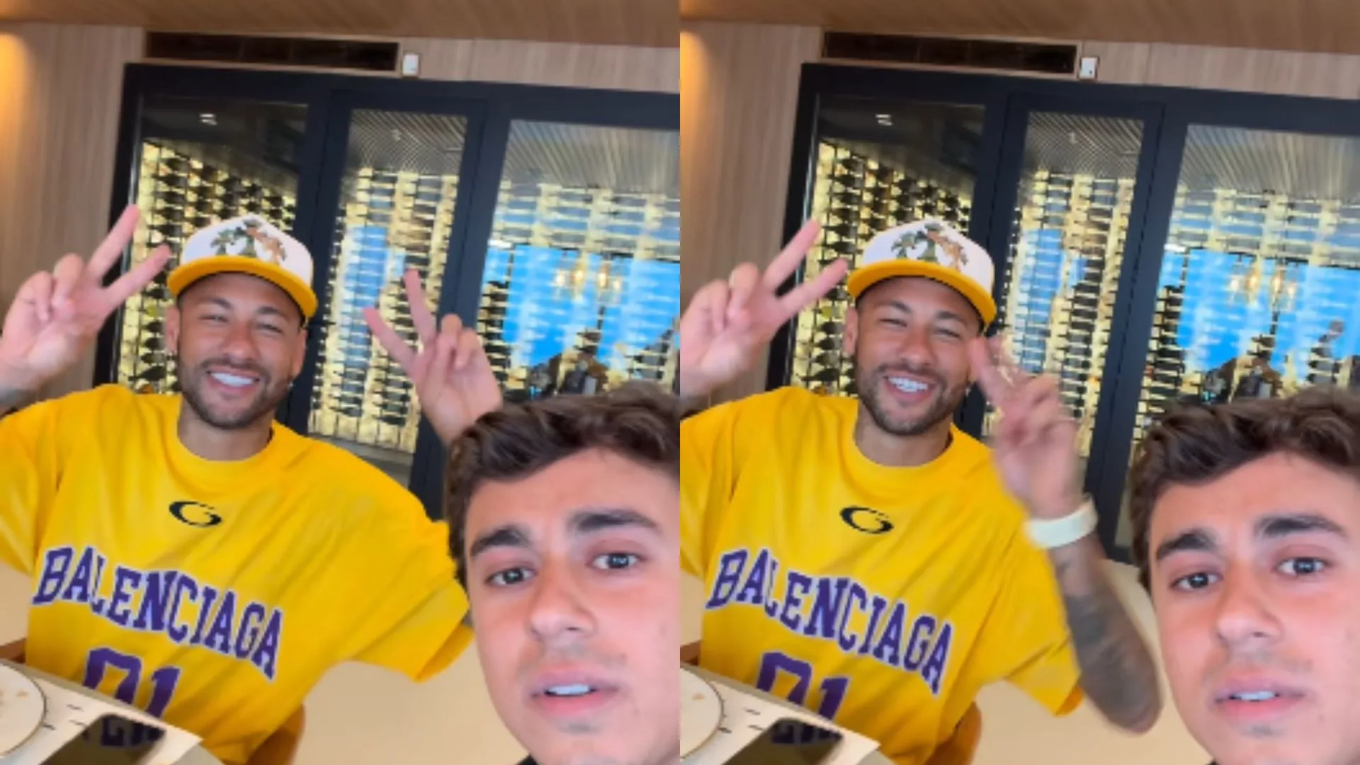 Neymar sinaliza apoio a Flávio Bolsonaro em vídeo com Nikolas Ferreira antes do segundo turno