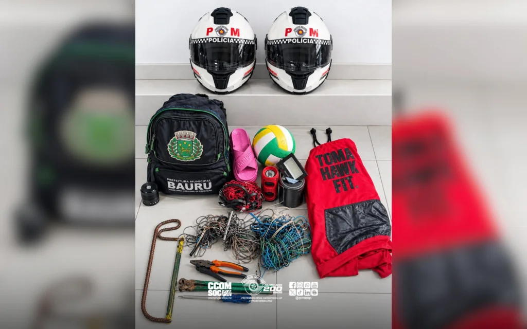 PM prende homem por furto em Bauru após encontrá-lo em telhado de imóvel vizinho