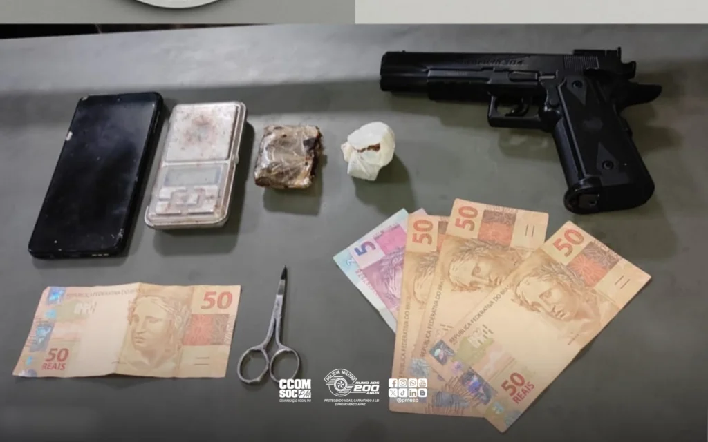 PM prende traficante com maconha dry e arma falsa em Votuporanga