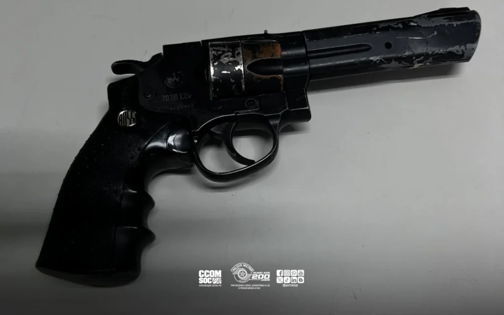 PM prende três homens por tentativa de roubo de moto com arma falsa em Itaquaquecetuba