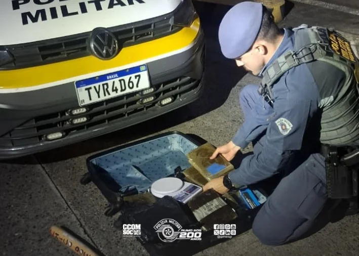 Polícia Rodoviária prende casal com 12,5 kg de haxixe em Itupeva, SP