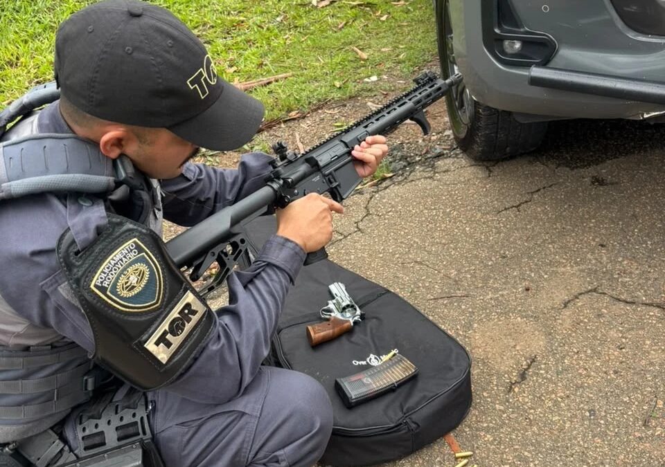 TOR apreende fuzil e revólver em rodovia de Campinas após denúncia de suspeita