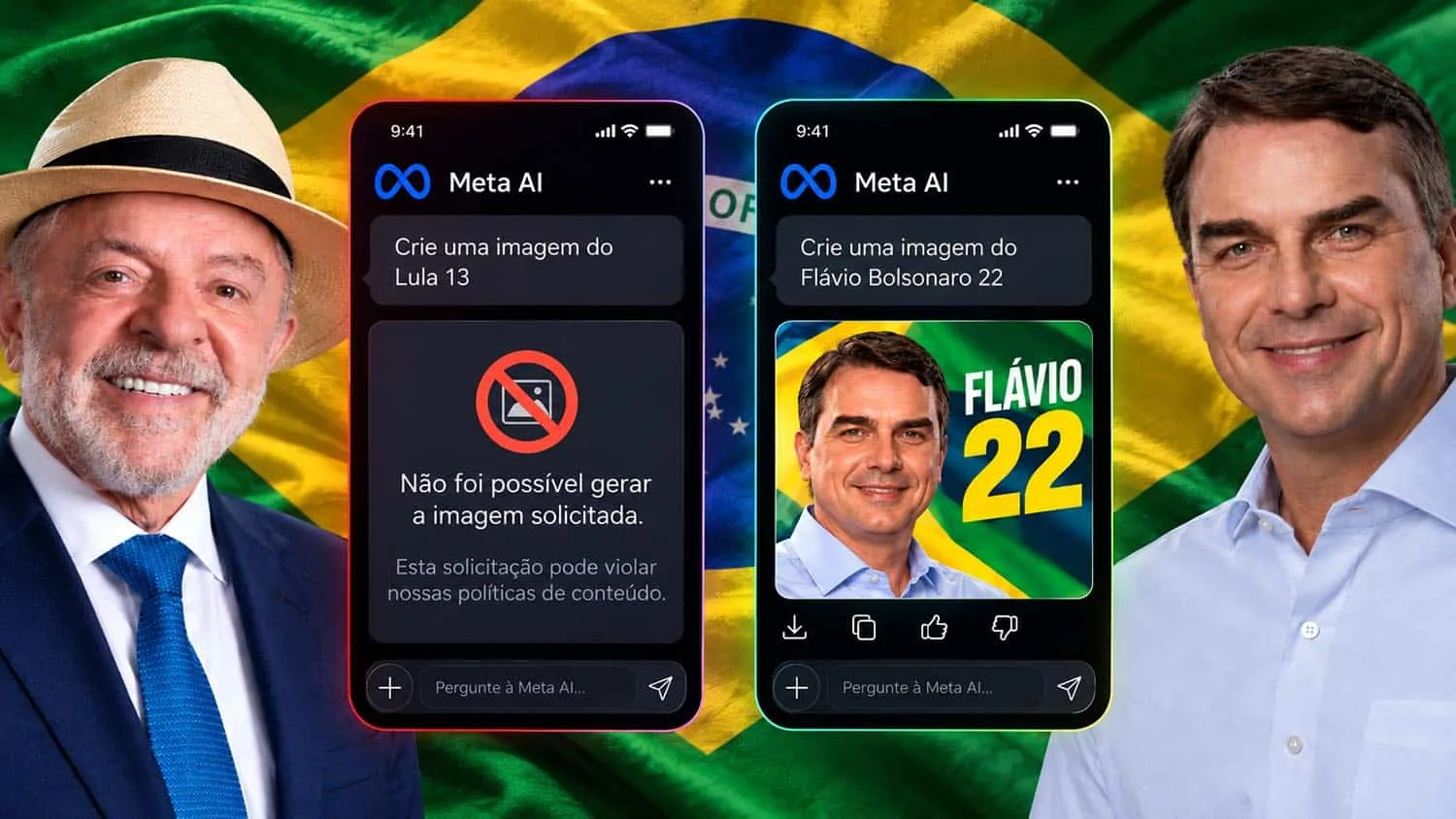 TSE impõe multa de R$500 mil à Meta por tratamento desigual entre Lula e Flávio Bolsonaro