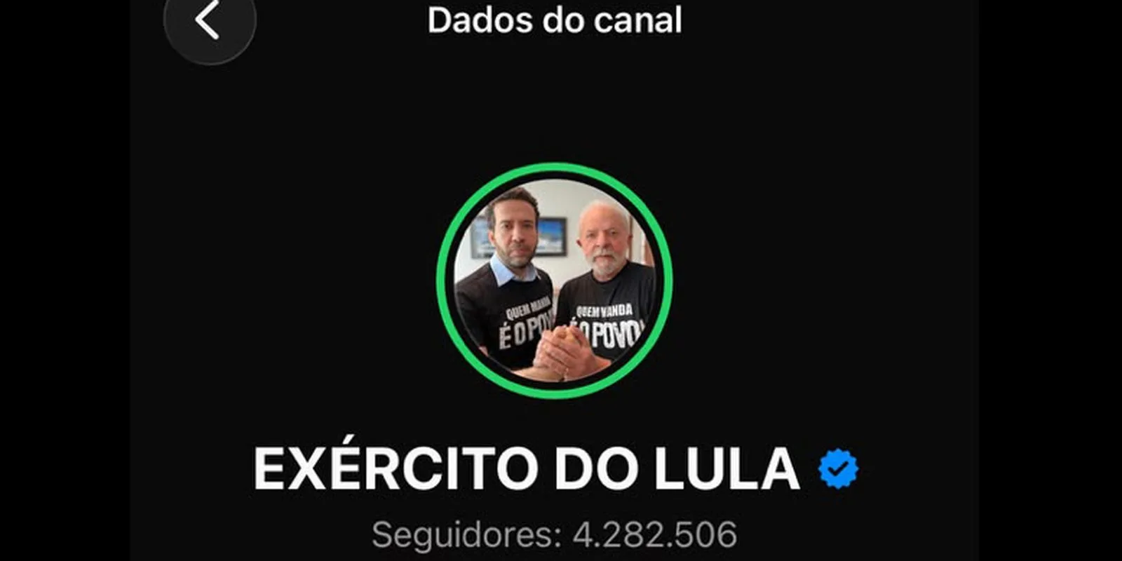 TSE reativa canal "Exército do Lula" após registro da campanha de Lula